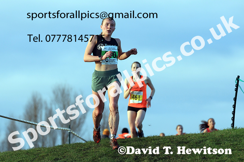 Womens under-17s and under-20s 2024 NECAA Cross Country Champs., Temple Park, South Shields. Photo: David T. Hewitson/Sports for All Pics
